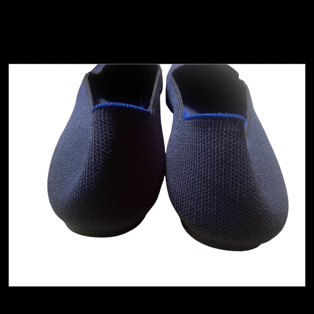 Rothy’s ‘The Flat’ Ballet Shoe Round Toe, Navy Solid, size 9 NAVY BLUE - Picture 6 of 11